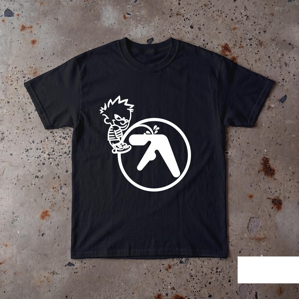 Aphex Twin Logo Tee For All Fans Fanmade Shirt Black